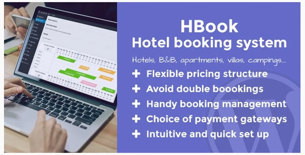 (Update Support) HBook - Hotel Booking System - WordPress Plugin